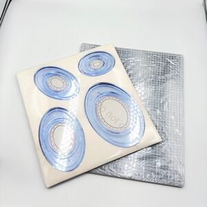 Creative Memories Custom Cutting System Oval Patterns & 13x13 Mat New Scrapbook